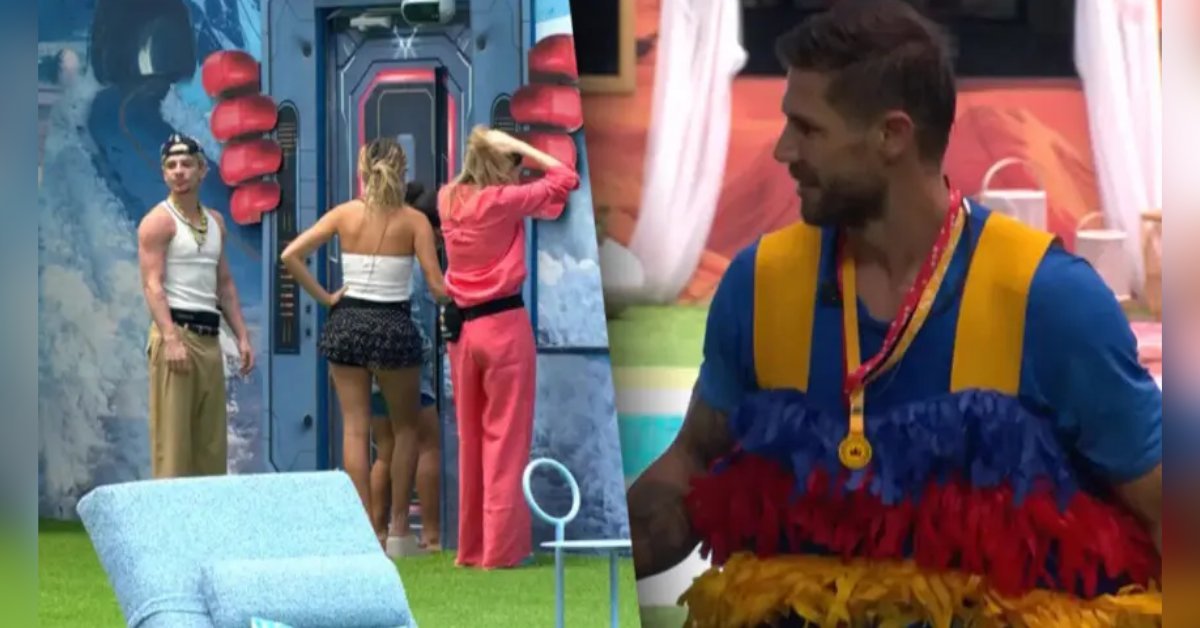 Jonas ataca Milena antes do almoco do anjo e aliados