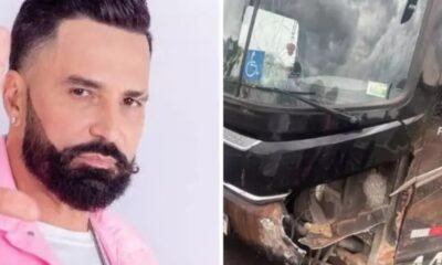 Latino e sua equipe sofrem acidente de onibus na rodovia