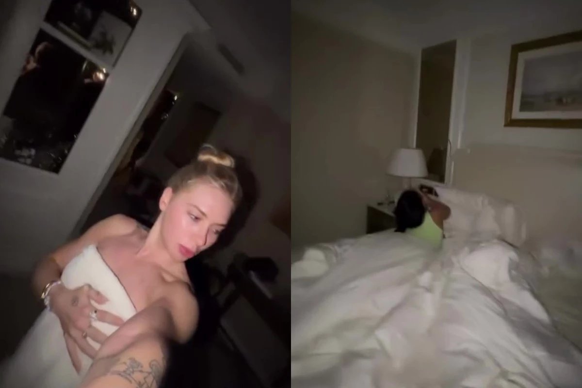 Longe de Vini Jr Virginia Fonseca dorme com amiga na