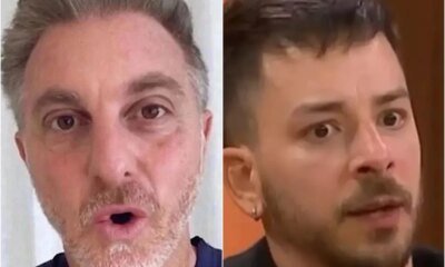 Luciano Huck se manifesta apos ocorrido no Domingao e cantor