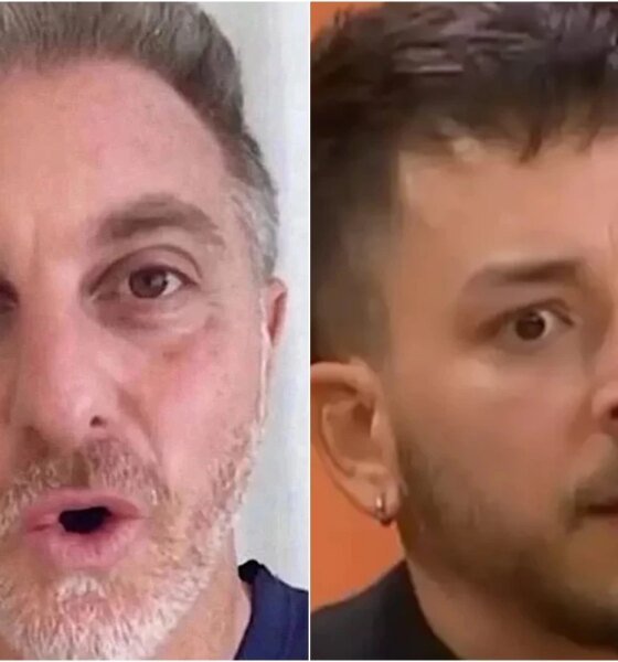 Luciano Huck se manifesta apos ocorrido no Domingao e cantor