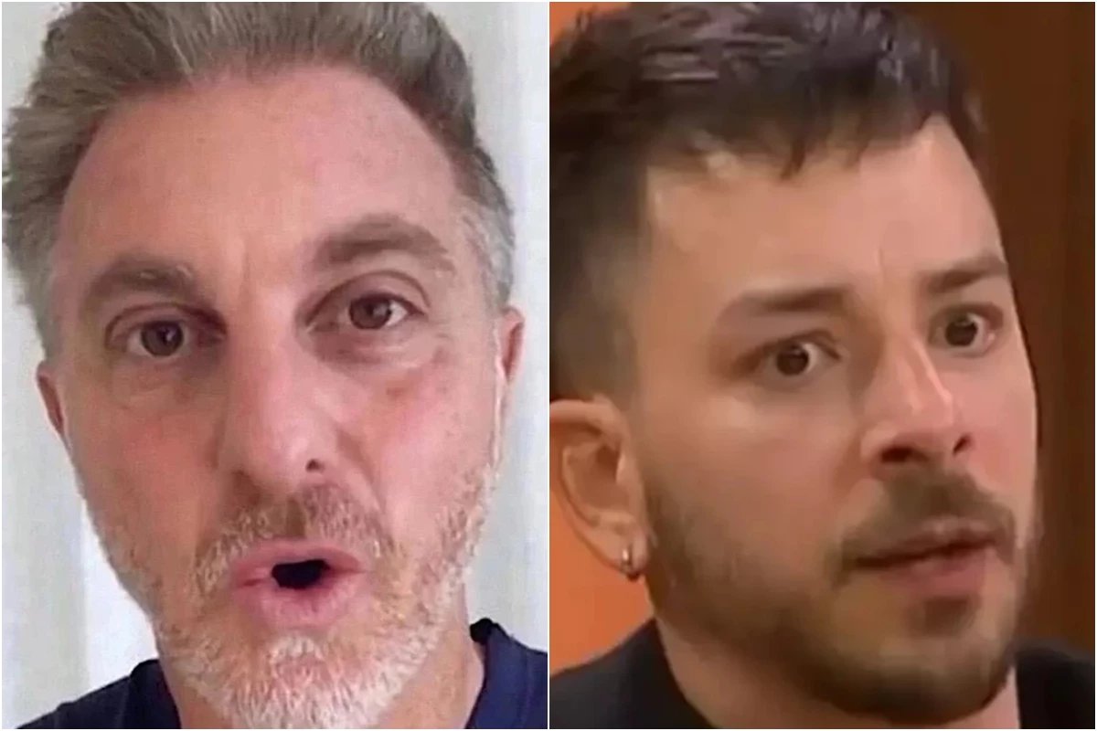 Luciano Huck se manifesta apos ocorrido no Domingao e cantor