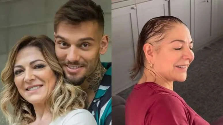 Mae de Lucas Lucco desabafa apos cortar o cabelo.webp
