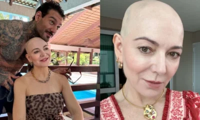 Mae de Lucas Lucco mostra cabeca raspada apos diagnostico.webp