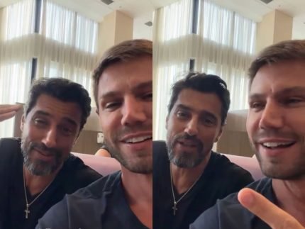 Melhores amigos Jonas Sulzbach e Alberto Cowboy se reencontram apos