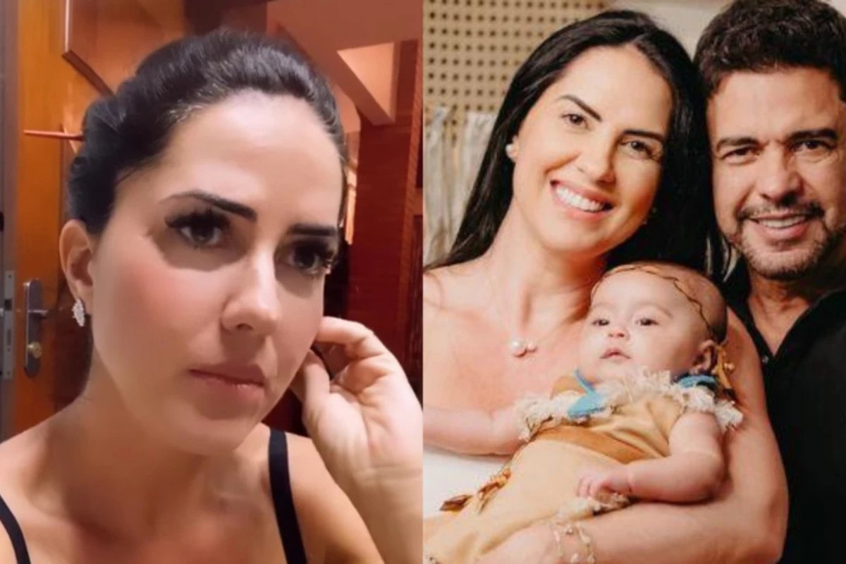 Mulher de Zeze di Camargo escondeu gravidez e expos momentos