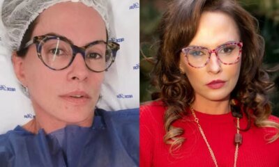 Nubia Oliiver e colocada na mesa de cirurgia e passa