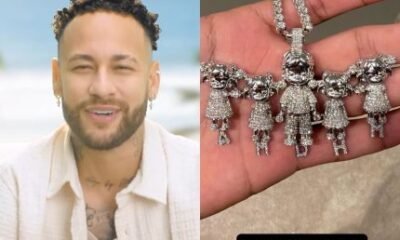 Pingente de Neymar com inicial A gera questionamentos mas a