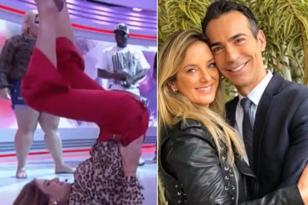 Ticiane Pinheiro repete a danca sensual que teria acabado com