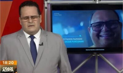 Video ao vivo apresentador do Cidade Alerta desmaia enquanto apresentava
