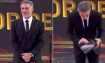 Video – Tais Araujo salva Luciano Huck de gafe ao