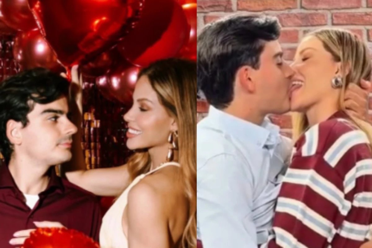 Video – detalhe do beijo entre Dudu Camargo e Saory