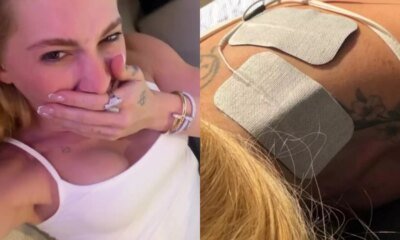 Virginia Fonseca acorda toda travada apos noite na casa de