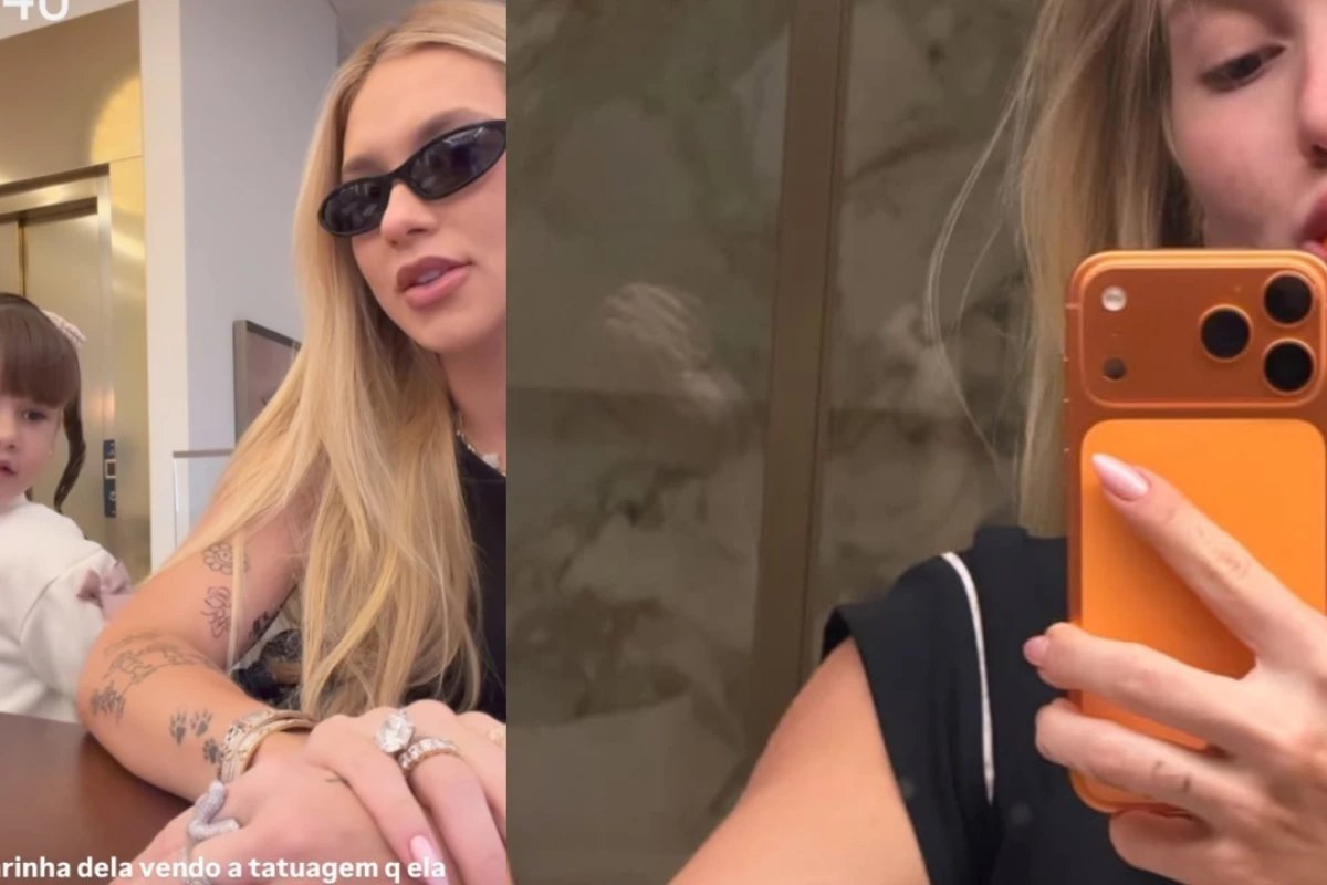 Virginia Fonseca tatua pedido inusitado de Maria Alice e reacao
