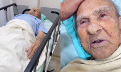 Vovo Anesio passa por cirurgia apos sofrer fratura e familia