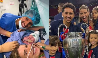 Zagueiro da Selecao Brasileira Marquinhos celebra nascimento de Filippo.webp