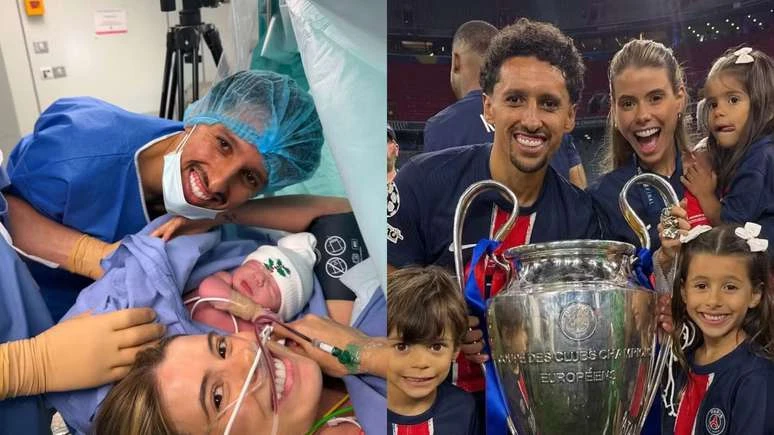 Zagueiro da Selecao Brasileira Marquinhos celebra nascimento de Filippo.webp