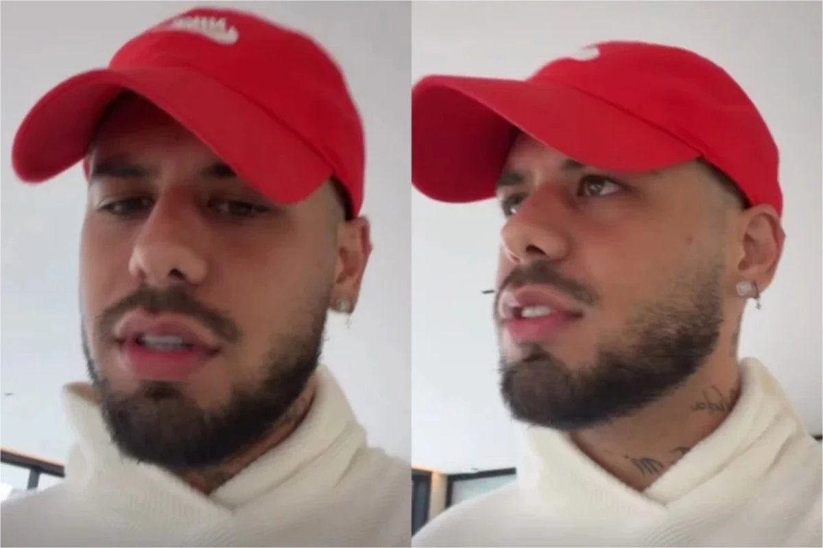 Ze Felipe exibe tatuagem em local inusitado e vira assunto