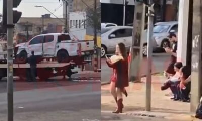 Amigos de Ana Castela sofrem acidente de carro em Londrina