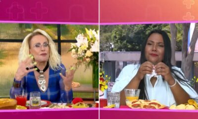 Ana Maria chama a atencao de Chaiany ao vivo e