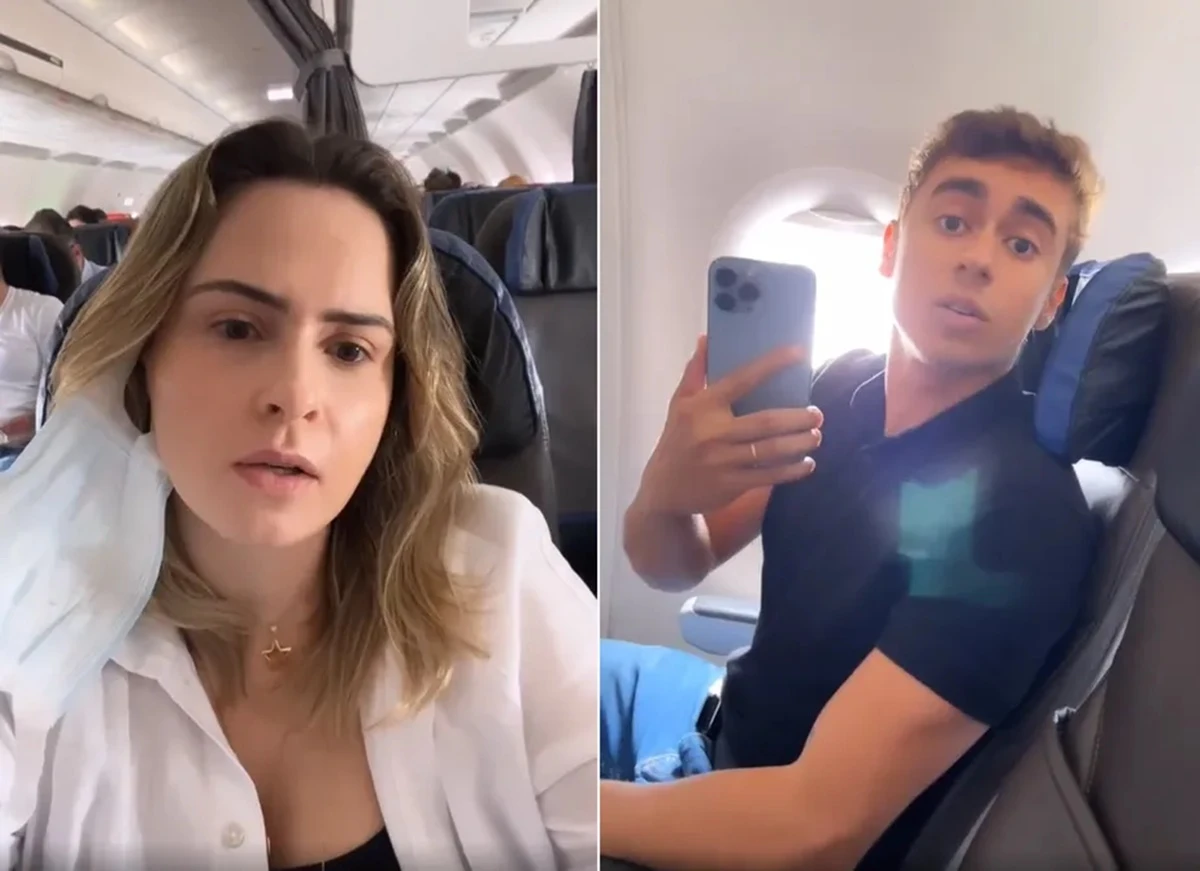 Ana Paula Renault encontra Nikolas Ferreira em aviao e.webp
