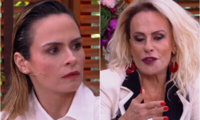 Ana Paula desafia Ana Maria ao vivo durante cafe da