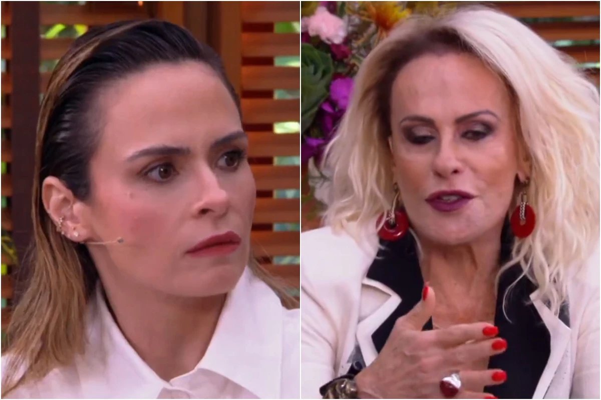 Ana Paula desafia Ana Maria ao vivo durante cafe da