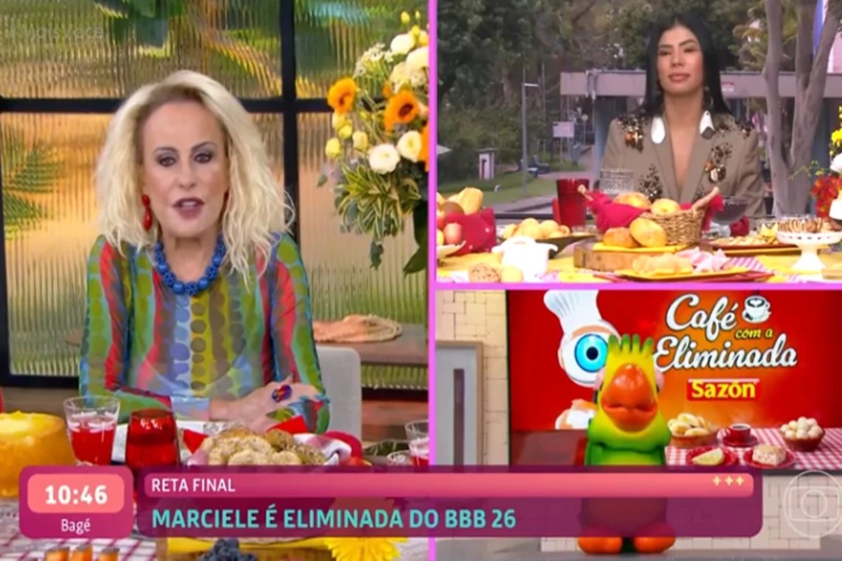 Ao vivo no Mais Voce Marciele detona sister apos saida