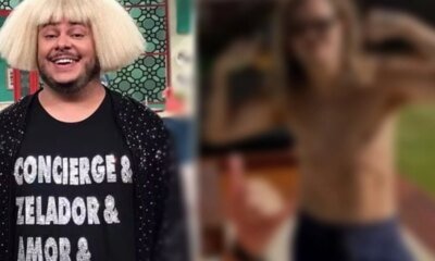 Ator Marcus Majella surge sem camisa apos perder 30 kg