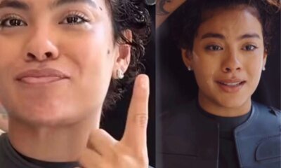 Bella Campos nao se contem e chora ao cortar o