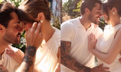 Bil Araujo e Adriana Yanca anunciam cha revelacao e emocionam