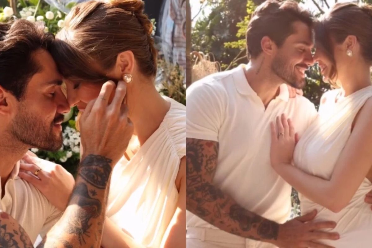 Bil Araujo e Adriana Yanca anunciam cha revelacao e emocionam