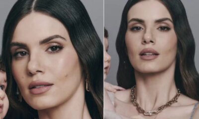 Camila Queiroz finalmente mostra o rostinho da filha e chama