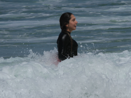 Carol Portaluppi faz alerta apos quase se afogar Meu folego