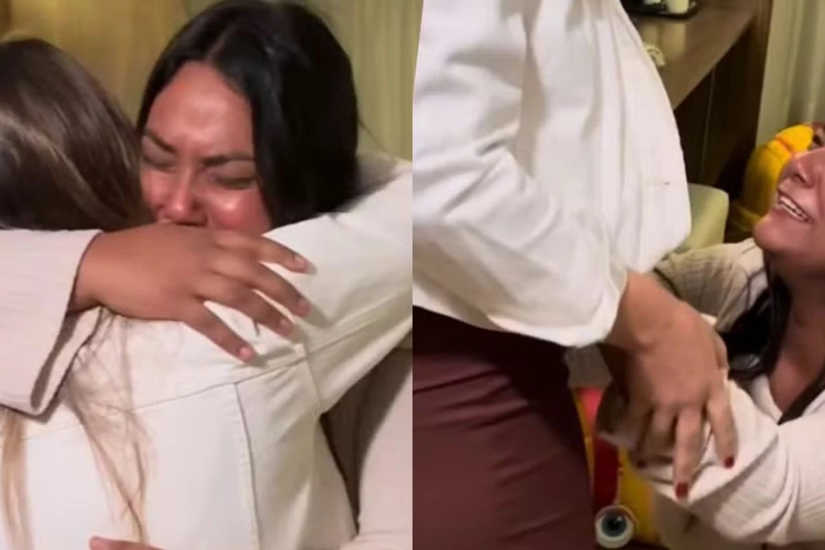 Chaiany deixa BBB26 se emociona ao rever familia e e