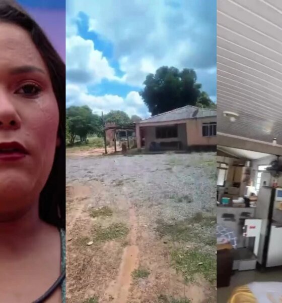 Com teto de PVC e colchoes no chao essa e