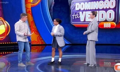 Comentario de Luciano Huck no Domingao tira irma de Milena