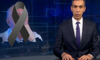 Coube a Cesar Tralli anunciar ao vivo falecimento de personalidade