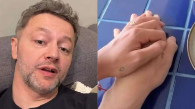 Discreto ex de Sandy causa alvoroco ao gravar video.webp