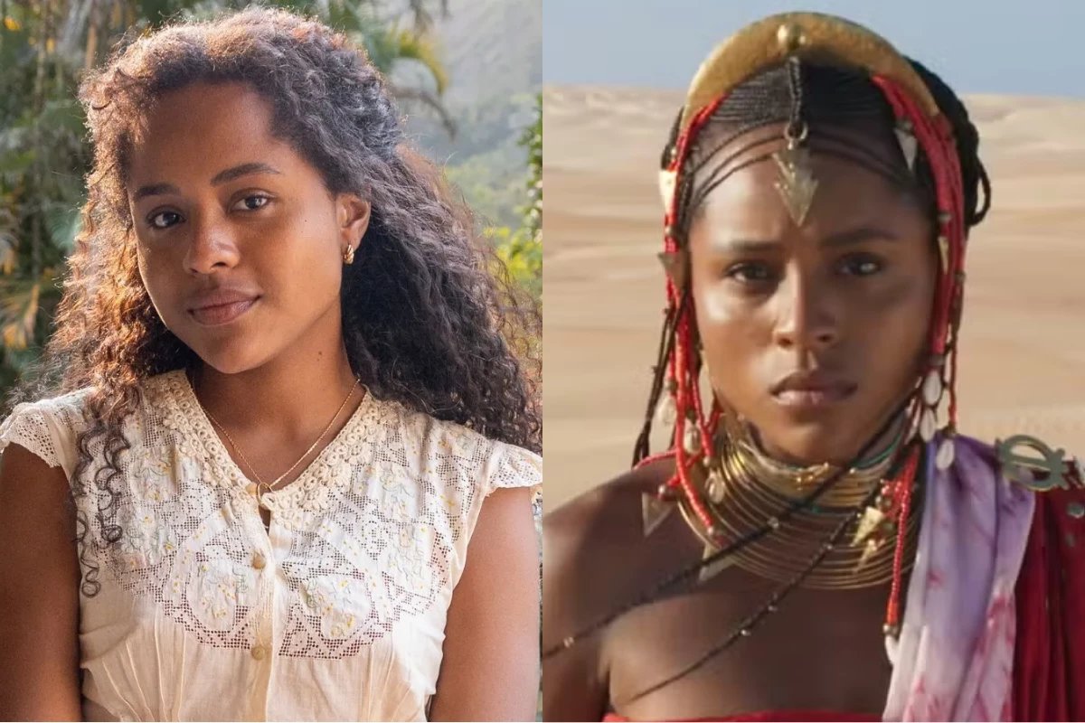 Duda Santos a Alika da novela A Nobreza do Amor