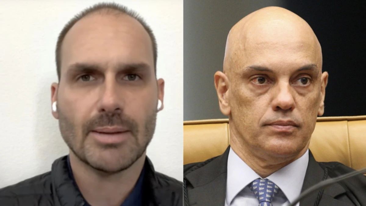 Eduardo Bolsonaro faz grave acusacao contra Alexandre de Moraes.webp