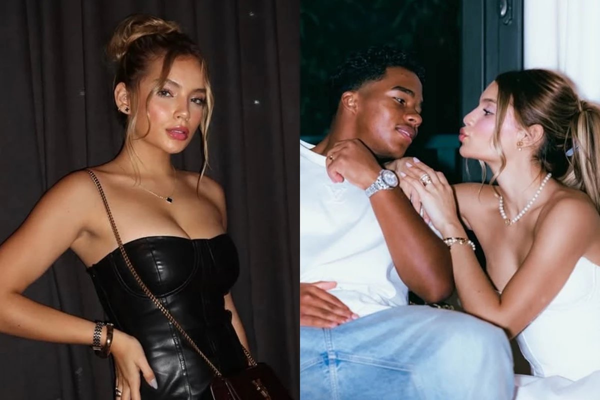 Endrick e Gabriely Miranda sao flagrados em momento intimo e