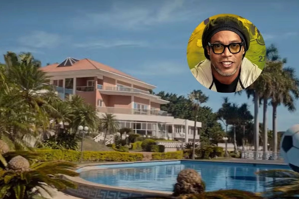 Esta e a mansao de cinema onde mora Ronaldinho Gaucho