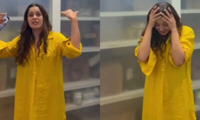 Esta foi a reacao de Sophie Charlotte ao ganhar festa