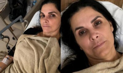 Famosa e internada apos infeccao e diagnostico vem a tona