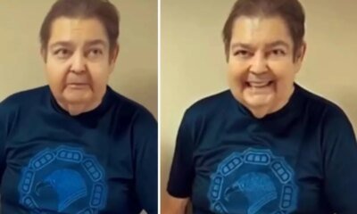 Faustao reaparece em video raro e aparencia do apresentador chama