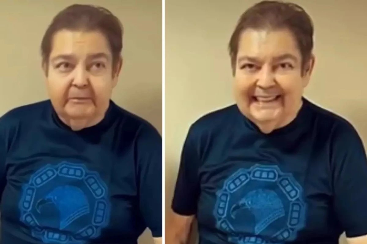 Faustao reaparece em video raro e aparencia do apresentador chama