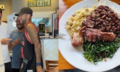 Feijoada de Neymar abala Santos atacante falta treino e clube