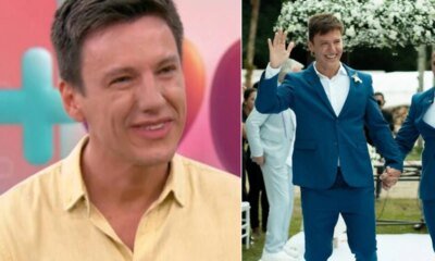 Felipe Suhre ex reporter do Mais Voce casa com diretor e