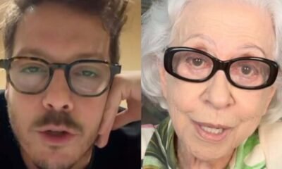 Fernanda Montenegro leva vacuo de Fabio Porchat apos surpreende lo com